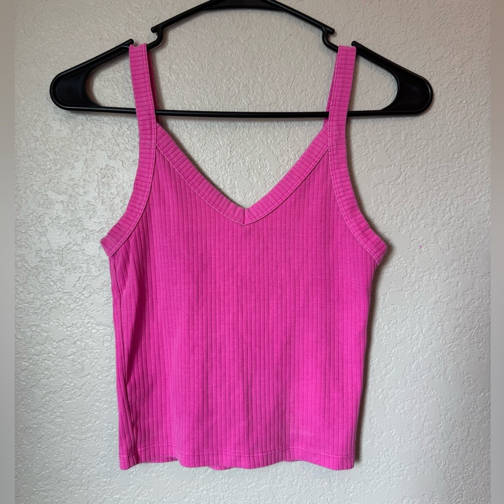 Wild Fable Hot Pink Ribbed Camisole